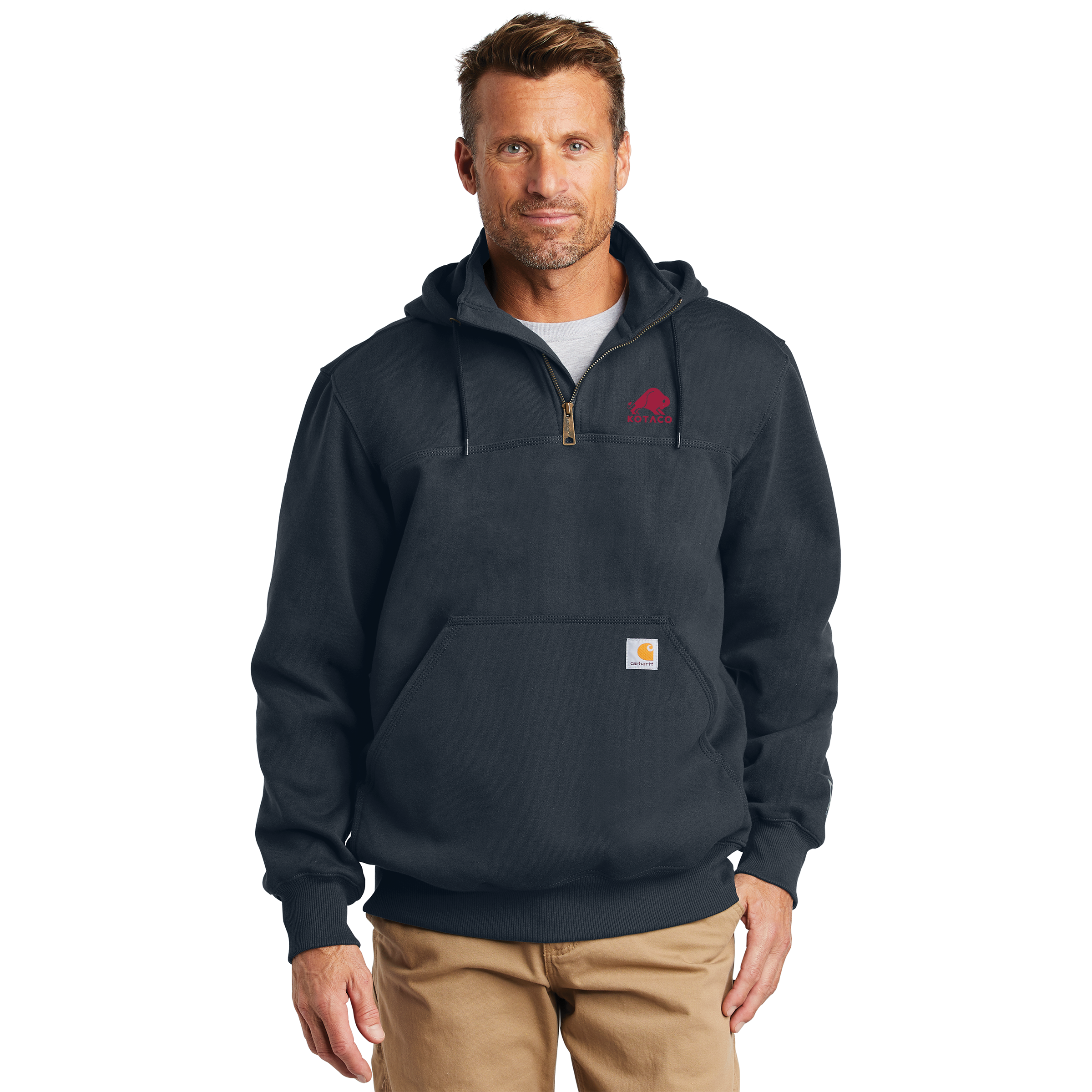 Carharttパーカー Carhartt ® Rain Defender ® Paxton Heavyweight Hooded Zip Mock